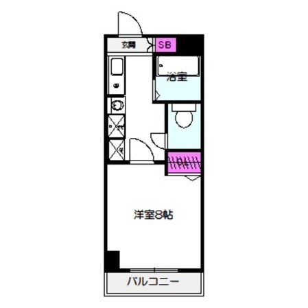 ミマサカ田中マンションの物件間取画像